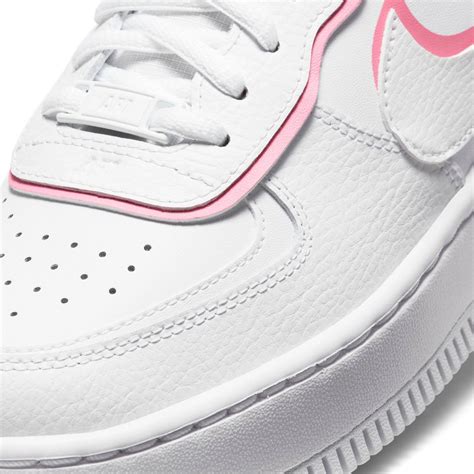 nike air wit roze|white Nike Air shoes.